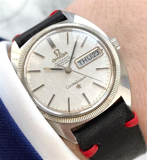 omega constellation day date vintage|stainless steel omega constellation vintage.